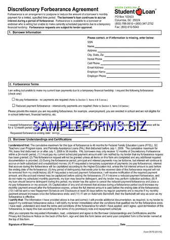 Forbearance Agreement 1 pdf free